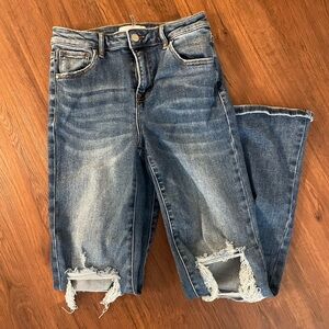 Risen flare jeans
